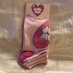 💗NWT Blow Pop Socks 2 Pairs So Much Fun To Wear 💗